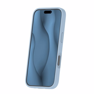 Silicone Thin Mag dėklas iPhone 16 Pro Max 6,9" šviesiai mėlynas