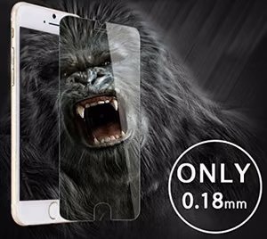 Screen protection glass "Gorilla 0.18mm" Apple iPhone 14 Pro Max black bulk