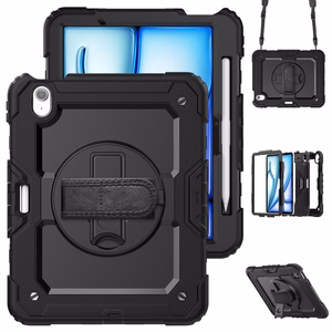 Tech-Protect Solid360 Case for iPad Air 11" (2024/2025/2026) - Black