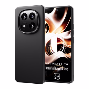 Dėklas 3mk Matt Case Xiaomi Redmi Note 14 Pro 5G/Poco X7 juodas
