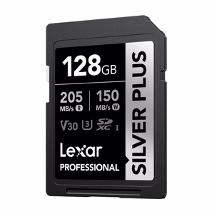 Lexar Professional SILVER PLUS SDXC 128GB memory card