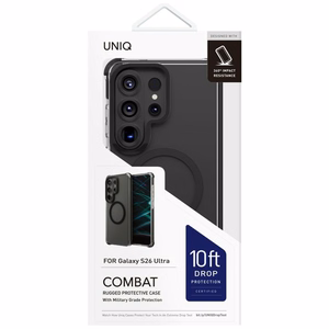 Чехол Uniq Combat для Samsung Galaxy S26 Ultra Magclick Charging чёрный