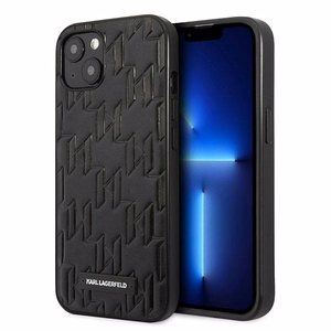 Dėklas telefonui Karl Lagerfeld KLHCP13SMNMP1K iPhone 13 mini 5,4\" juodas / juodas Monogramos plokštelė