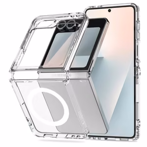 Tech-Protect FlexAir Hybrid MagSafe dėklas Samsung Galaxy Z Flip 6 / 7 FE - skaidrus