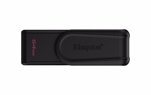 Kingston Technology DataTraveler Exodia S USB atmintukas 64 GB USB A tipo 3.2 Gen 1 (3.1 Gen 1) Juoda