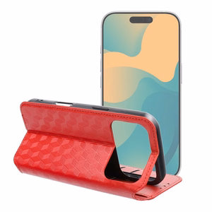 Чехол-книжка iPhone 17 / 18 Cubic Book красный