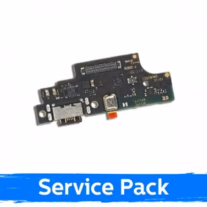 Charging Port Compatible With Xiaomi Redmi Note 13 Pro 4G With Flex / Silver / (Service Pack)