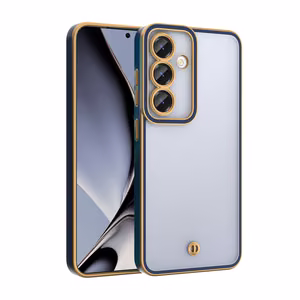 Silky Gold dėklas telefonui Xiaomi Redmi 14C 4G / 14C 5G / Redmi A4 / POCO C75 mėlynas