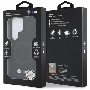Силиконовый чехол BMW M MagSafe для Samsung Galaxy S26 Ultra, чёрный