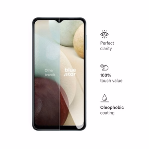 Закалённое стекло для Samsung Galaxy A12 Blue Star