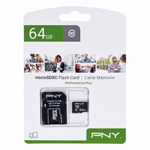 PNY Performance Plus 64 GB MicroSDXC Class 10 карта памяти