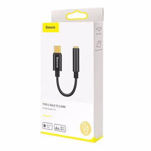 Audio dapter Baseus L54 iš Type-C to 3.5mm black CATL54-01