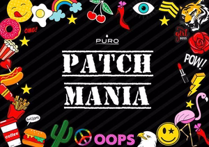 Чехол PURO Patch Mania для Samsung Galaxy A3 (2017) с 5 декоративными нашивками, жёлтый