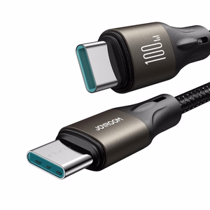Joyroom Light-Speed Series S-A25 кабель USB-C USB-C 100W 1.2м - чёрный