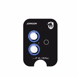 Joyroom JR-MSF0300 apsauginis stiklas iPhone 16/16 Plus objektyvams - mėlyna