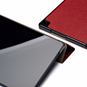 Dėklas Reach Smart Leather Xiaomi Redmi Pad 2 Pro 12.1 tamsiai raudonas