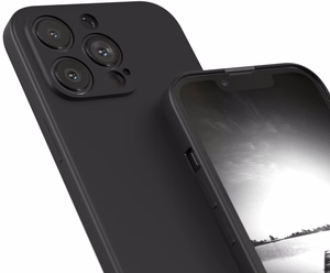 Dėklas Liquid Silicone 1.5mm Apple iPhone 11 juodas