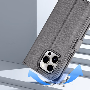 Dux Ducis Lawa odinis dėklas telefonui iPhone 15 Pro Max - pilkas