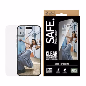 PanzerGlass Screen protector Apple iPhone Air Glass Transparent Ultra-Wide Fit w. EasyAligner