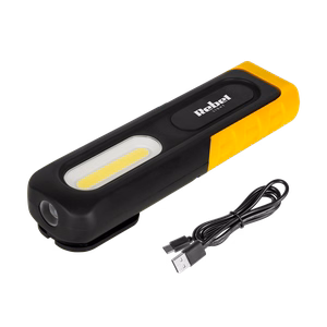 Rebel rechargeable workshop lamp, IP33