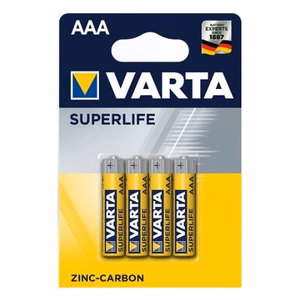 VARTA R3 (AAA) Superlife cinko baterijos, 4 vnt.