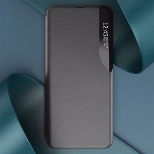 Dėklas telefonui Xiaomi Redmi Note 11 Pro+ 5G (China) / 11 Pro 5G (China) / Mi11i HyperCharge / Poco X4 NFC 5G iš ekologiškos odos, elegantiškas su užverčiamu dangteliu ir stovu - raudonas