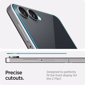 Spigen Glas.TR EZ Fit HD Tempered Glass Screen Protector for Samsung Galaxy Z Flip 7 - Transparent