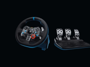 Logitech G G29 vairas + pedalai PlayStation 3, PlayStation 4 analoginis USB 2.0 juodas
