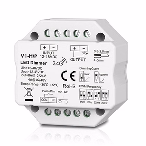 V1-H/P Controller, 12-48V, 1x 8A, Push-Dimm