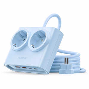 Orico PDC25 25W 6in1 удлинитель 2x AC + 2x USB-A + 2x USB-C - синий