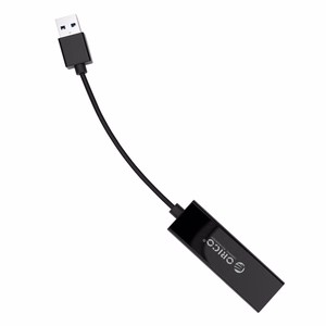 Orico UTJ-U3 1 Gigabit USB-A 3.0 išorinė tinklo plokštė - juoda