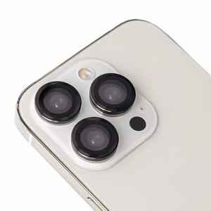 Набор защитных стёкол для объективов iPhone 13 Mini / iPhone 13 черная рамка (2 шт.)