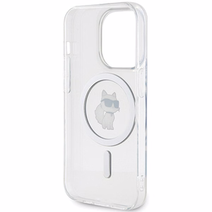 Karl Lagerfeld IML Choupette MagSafe dėklas iPhone 13 Pro Max - permatomas