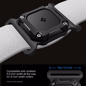 Spigen Tough Armor Pet Collar AirTag 1/2 Чехол - чёрный