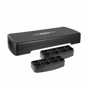 REBEL ACTIVE Fitness Step 2 Levels Black