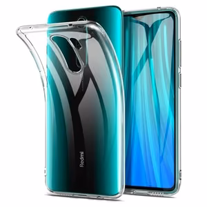 Itin plonas 0,5 mm dėklas telefonui Xiaomi Redmi Note 8T skaidrus