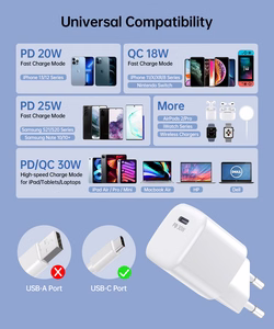 Kroviklis CHOETECH GaN USB Type-C: 30W, PD
