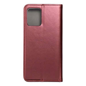 Чехол-книжка для Motorola G54 Smart Magneto бордовый