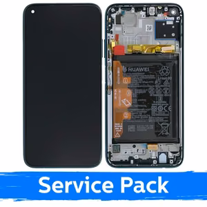 LCD display compatible with Huawei P40 Lite with frame / crush green / (service pack)