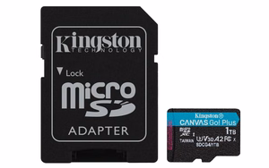 Kingston Technology Canvas Go! Plus 1 TB MicroSD UHS-I Klasės 10