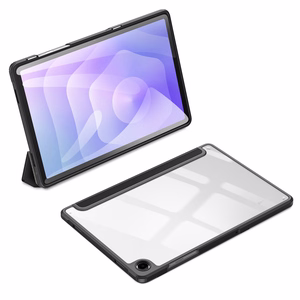 "Dux Ducis Toby" šarvuotas atlenkiamas dėklas, skirtas "Samsung Galaxy Tab A11 Plus/A9 Plus" - juodas