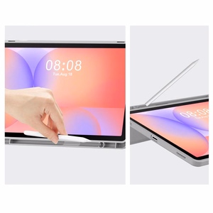 Tech-Protect SmartCase Pen dėklas Samsung Galaxy Tab S9 11.0 / S9 FE / S10 FE / S10 Lite 10.9 pilkas