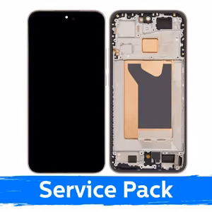 LCD Display Compatible With Xiaomi 15T with Frame / Gold / (Service Pack)