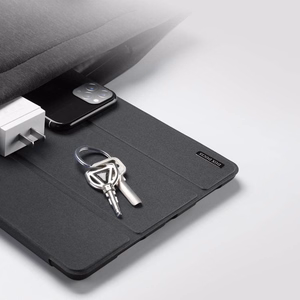 DUX DUCIS dėklas DOMO sulankstomas su pieštuko laikikliu iPad Pro 11 (2018/2020/2021/2022) juodas
