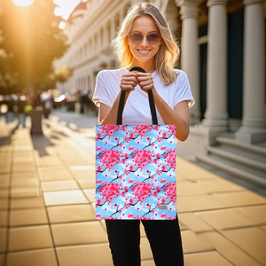 Shopping bag Wonder pattern 1 blue