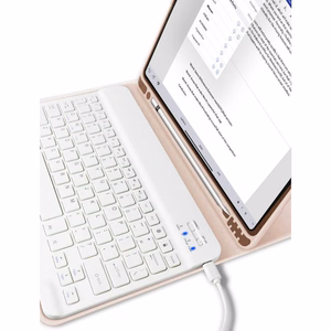 Tech-Protect SC Pen + Keyboard чехол с клавиатурой для iPad 10.9" 2022 - розовый