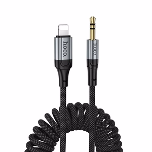 Cable AUX Jack 3,5 mm to Lightning Hoco 1,5 m UPA33A black