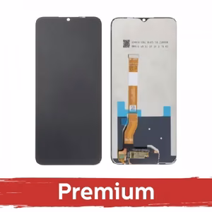 LCD-дисплей совместимый с Realme C35 / Narzo 50A Prime (4G) чёрный OEM