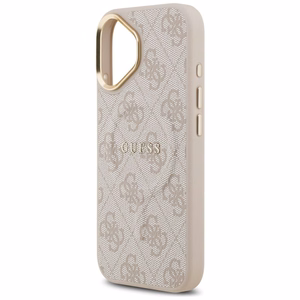 GUESS чехол для IPHONE 17 совместимый с MagSafe GUHMP17SP4MSEGCP (PU 4G W/ Classic) розовый