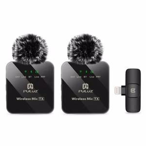 Wireless Lavalier Microphone PULUZ PU647B (lightning)
